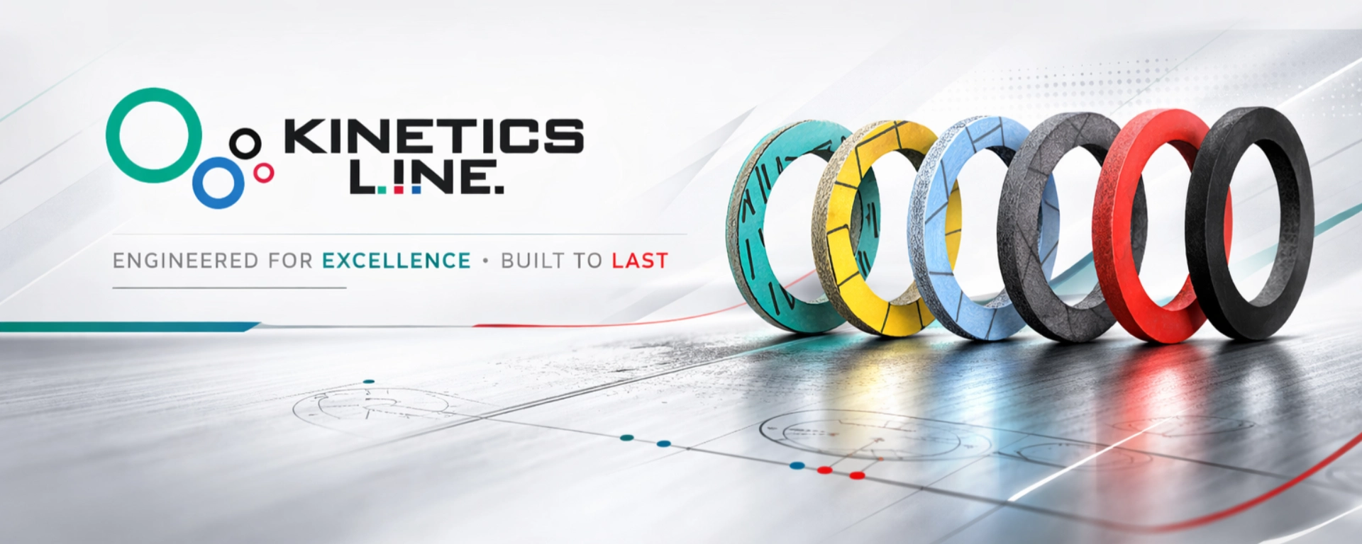 Kinetics Line industrial gasket materials banner